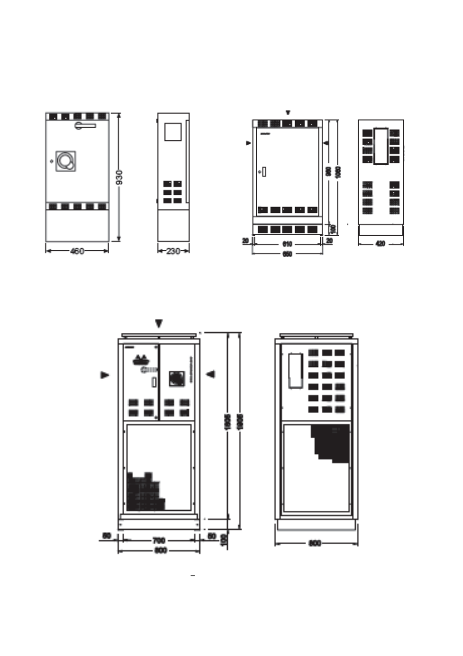 6 dimensions | CIRCUTOR LCL Series User Manual | Page 6 / 10