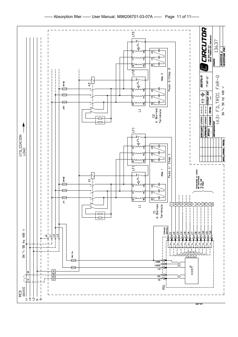 CIRCUTOR FAR-Q Series User Manual | Page 12 / 12