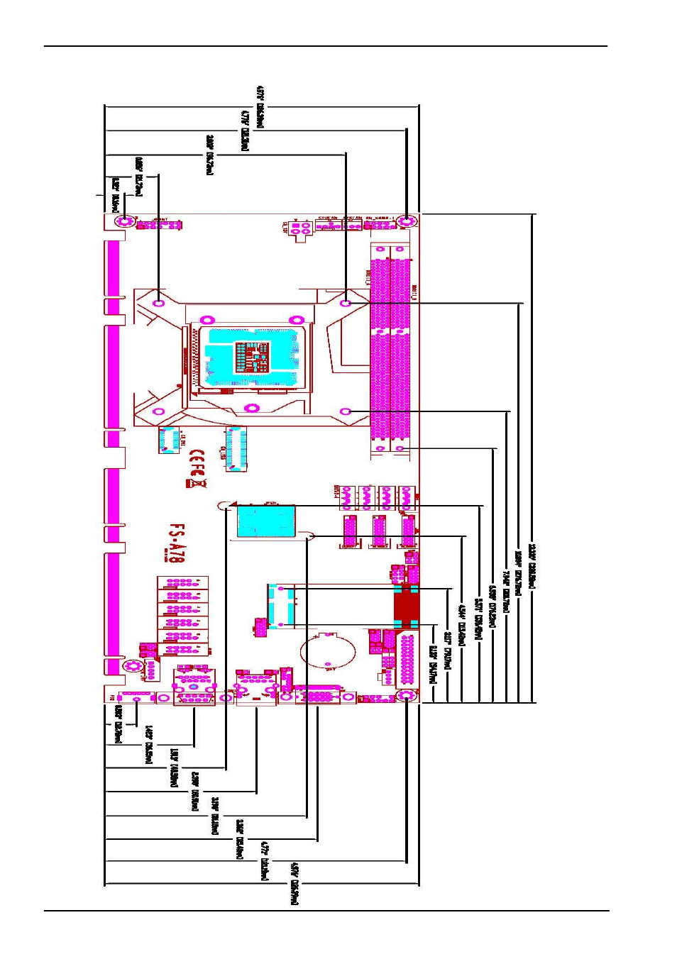 3 <mechanical drawing | COMMELL FS-A78 User Manual | Page 10 / 50