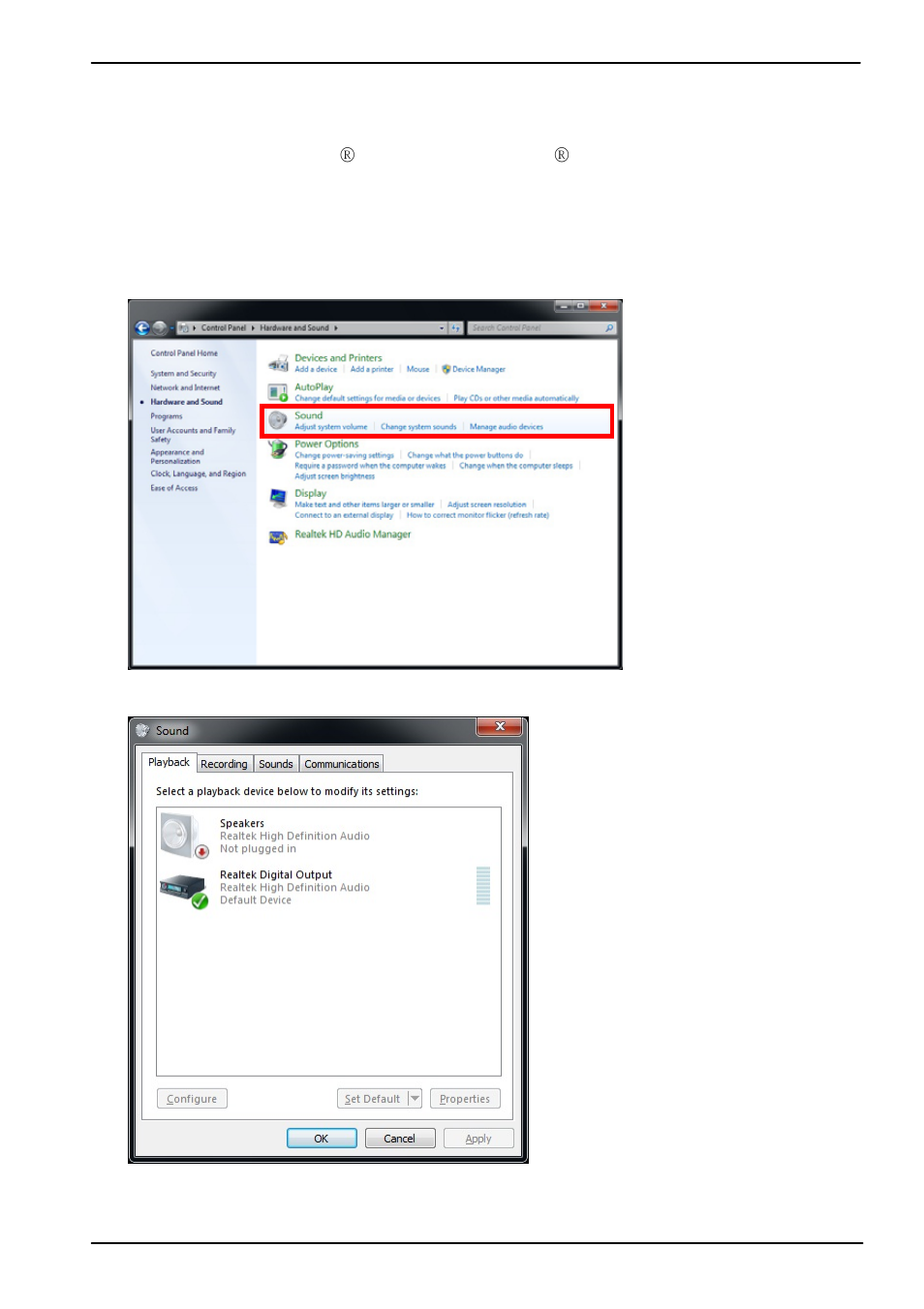 Chapter 3 <system setup, 1 <audio configuration | COMMELL FS-A78 User Manual | Page 37 / 50