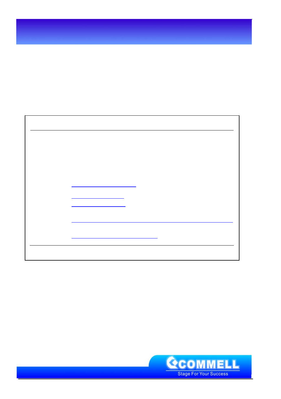 Contact information, Taiwan commate computer inc | COMMELL FS-A78 User Manual | Page 50 / 50