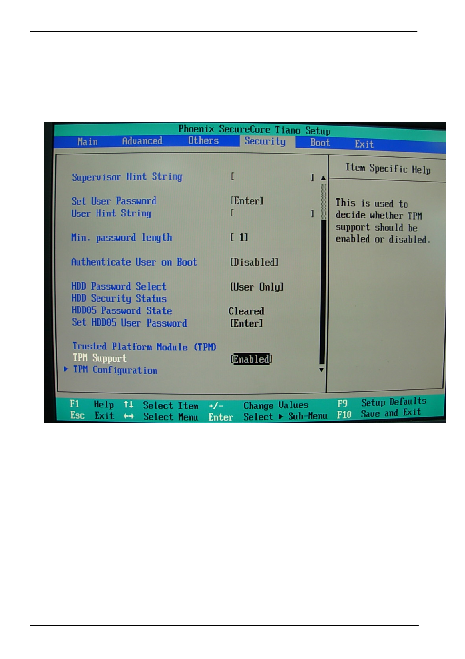 Appendix d <tpm setup | COMMELL FS-A76 User Manual | Page 40 / 41
