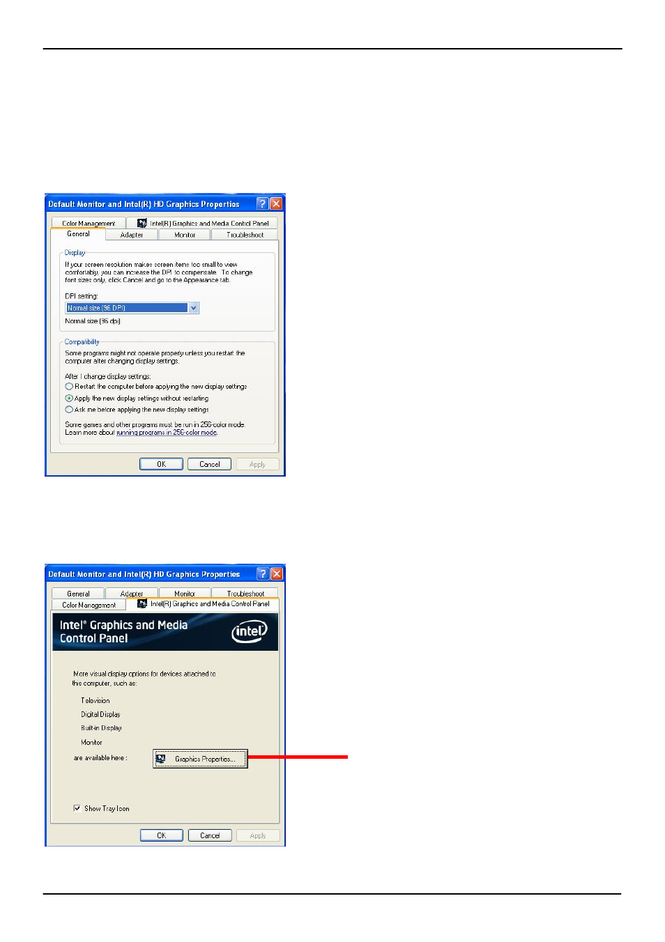 2 <display properties setting | COMMELL FS-A73 User Manual | Page 40 / 52