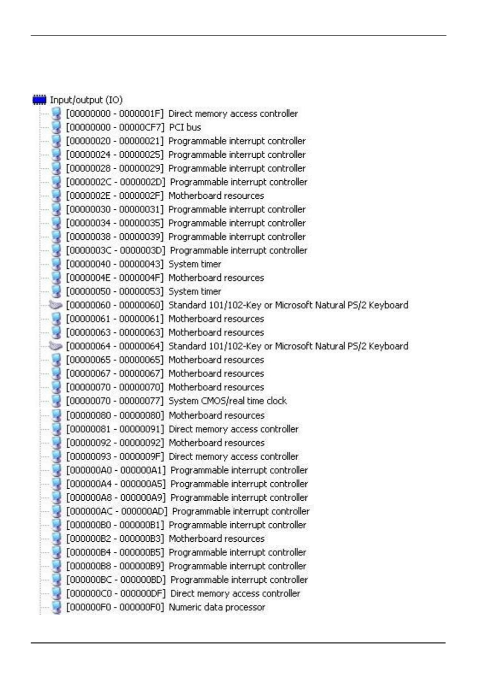 Appedix b <system resources | COMMELL FS-A73 User Manual | Page 46 / 52