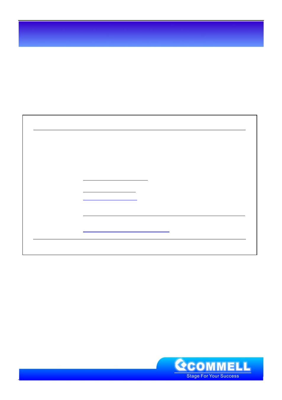 Contact information, Taiwan commate computer inc | COMMELL FS-A73 User Manual | Page 52 / 52