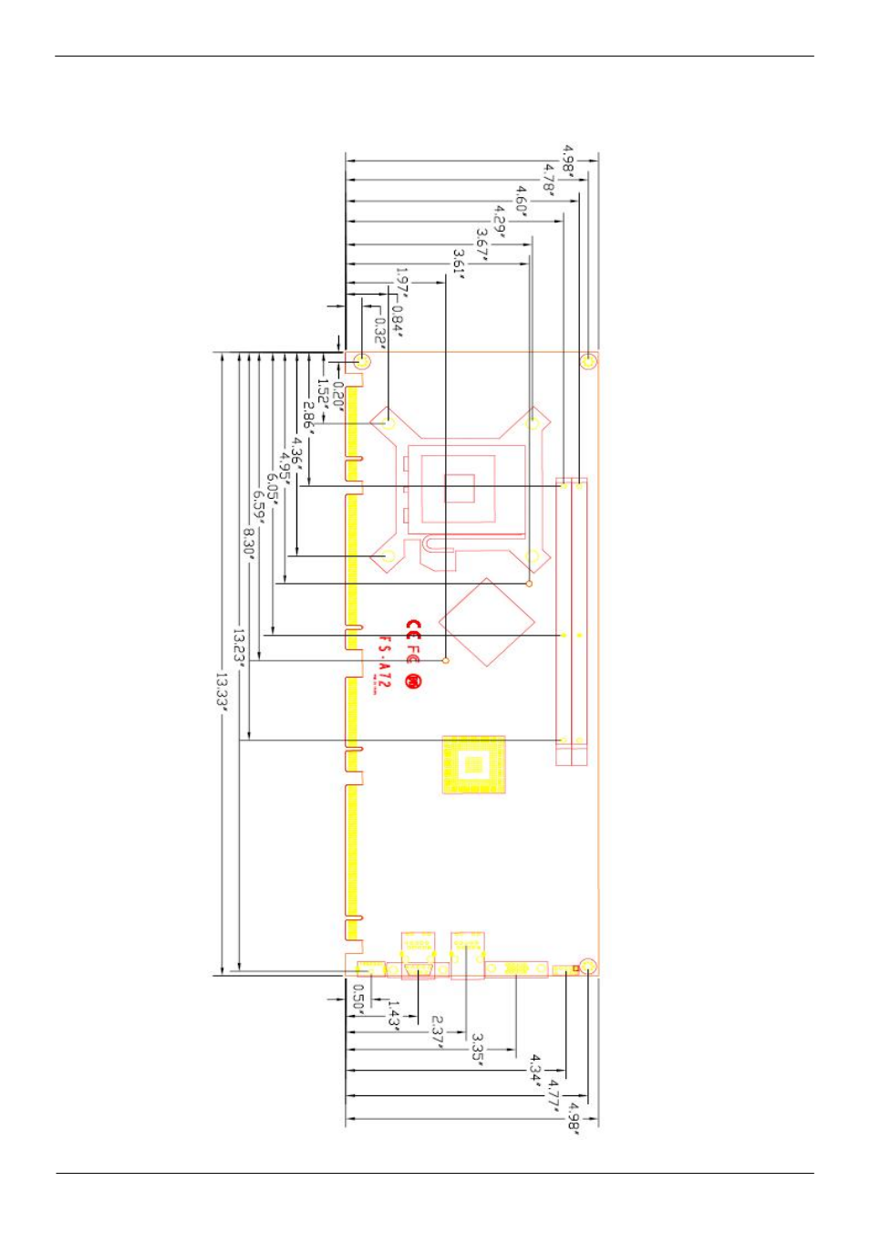 4 <mechanical drawing | COMMELL FS-A72 User Manual | Page 11 / 54