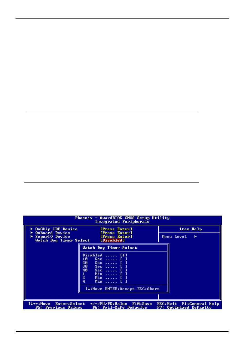 Appendix e <watch dog timer setting | COMMELL FS-A72 User Manual | Page 53 / 54