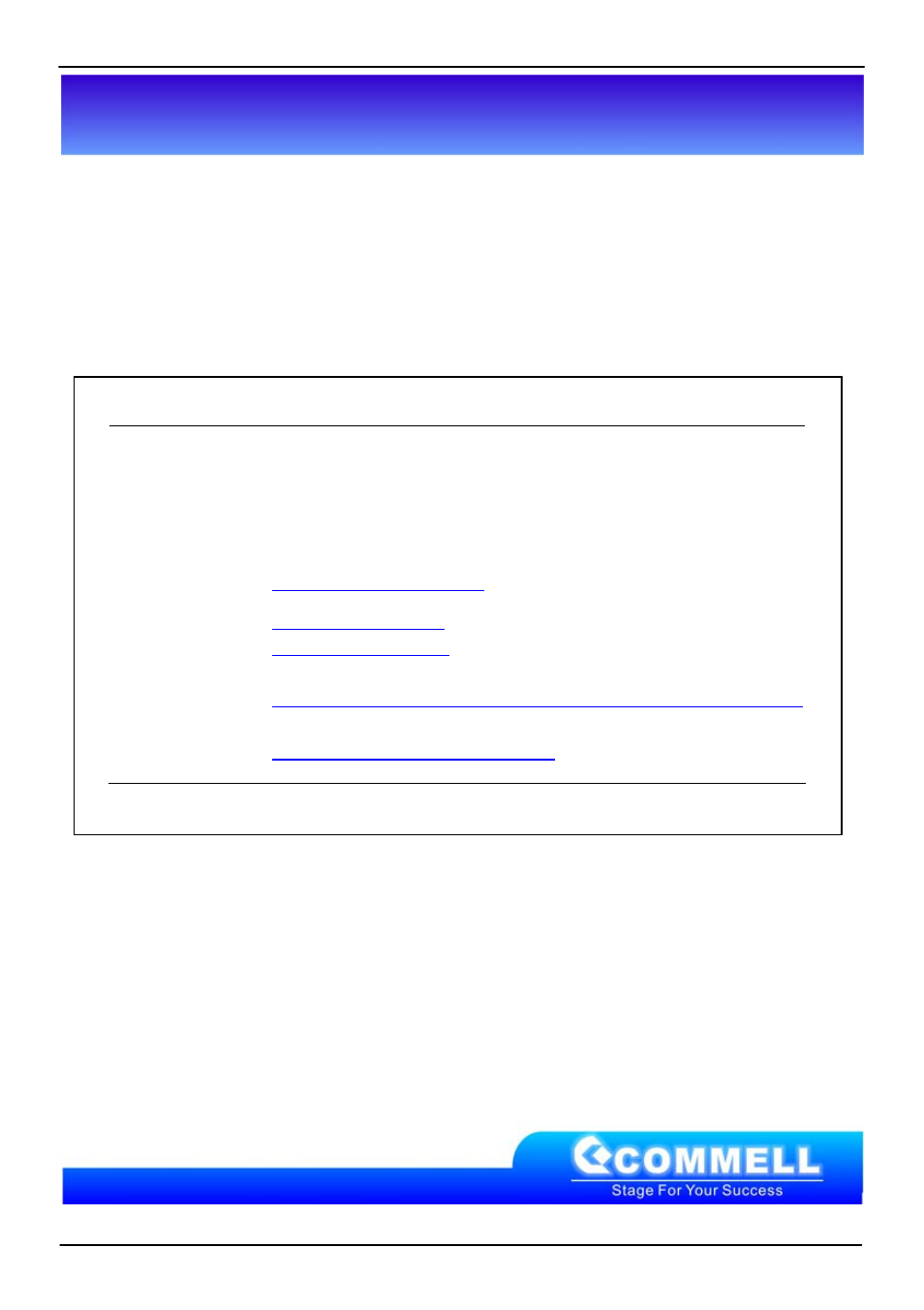 Contact information, Taiwan commate computer inc | COMMELL FS-A71 User Manual | Page 49 / 49
