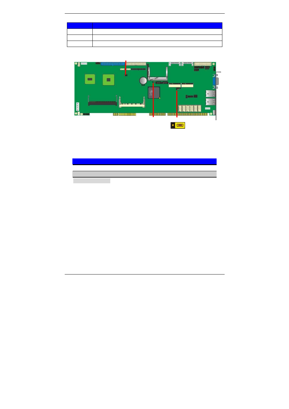 3 <jumper location & reference | COMMELL FE-97G User Manual | Page 17 / 55