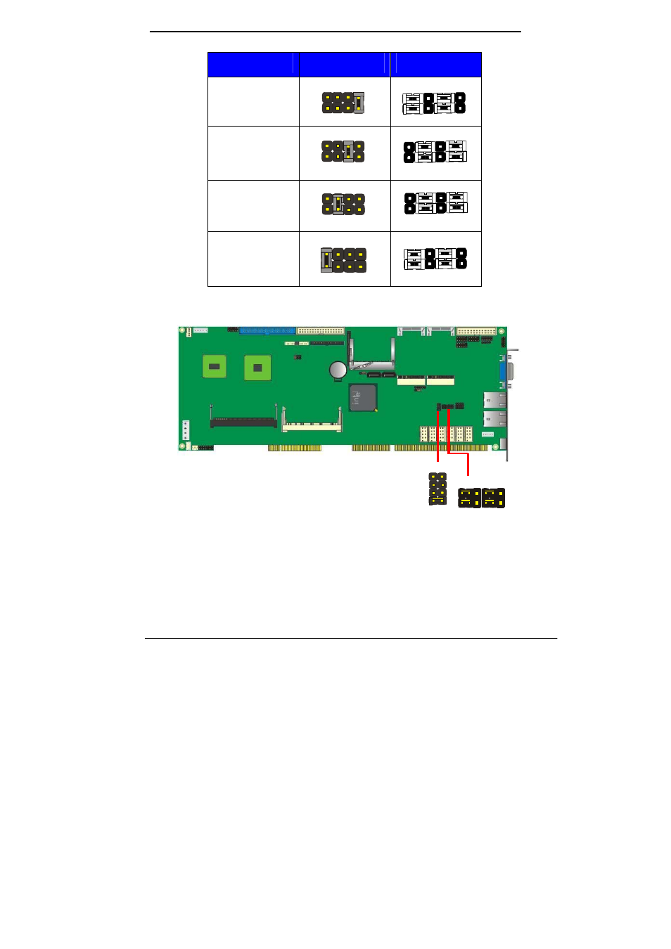 Function jcsel1 jcsel2 irda, Rs-422, Rs-485 | Rs-232 | COMMELL FE-97G User Manual | Page 45 / 55