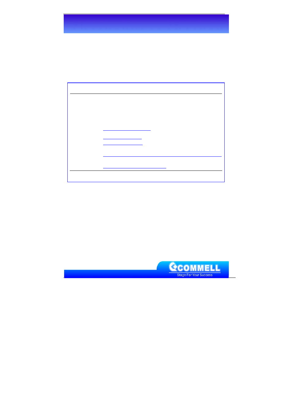 Contact information, Taiwan commate computer inc | COMMELL FE-97G User Manual | Page 55 / 55