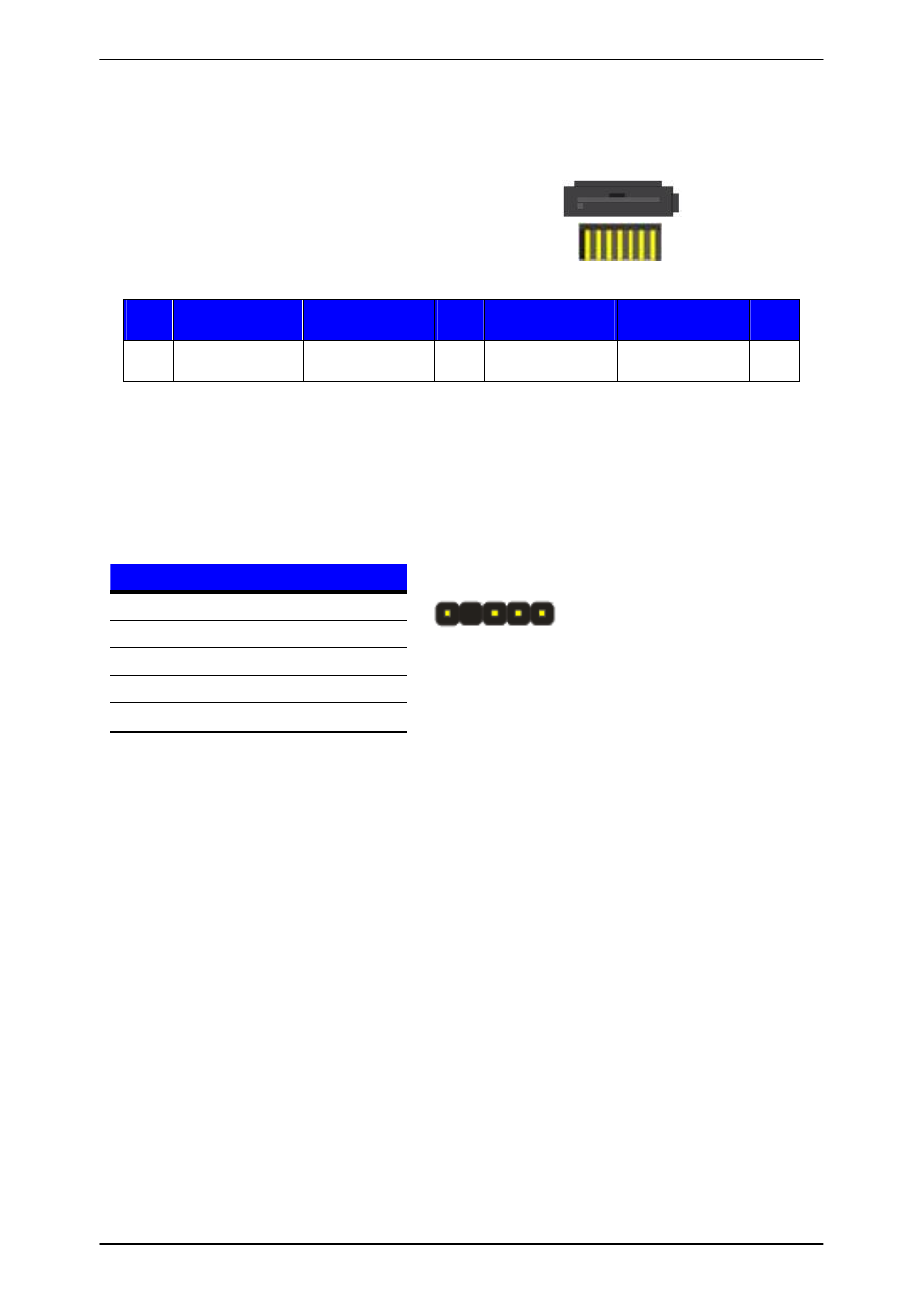 Appendix a <i/o port pin assignment, A.1 <serial ata port, A.2 <irda port | COMMELL FS-97E User Manual | Page 42 / 54