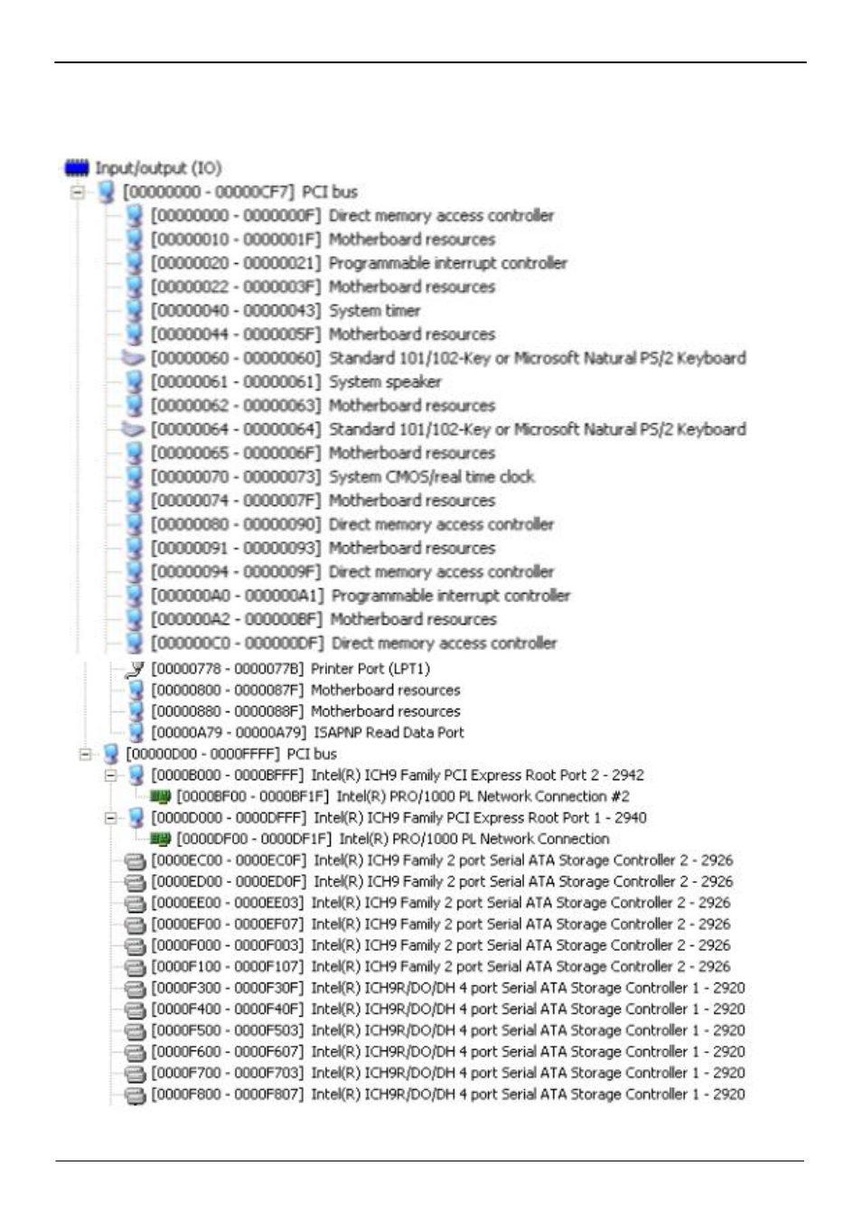 Appedix b <system resources | COMMELL FS-97D User Manual | Page 55 / 61