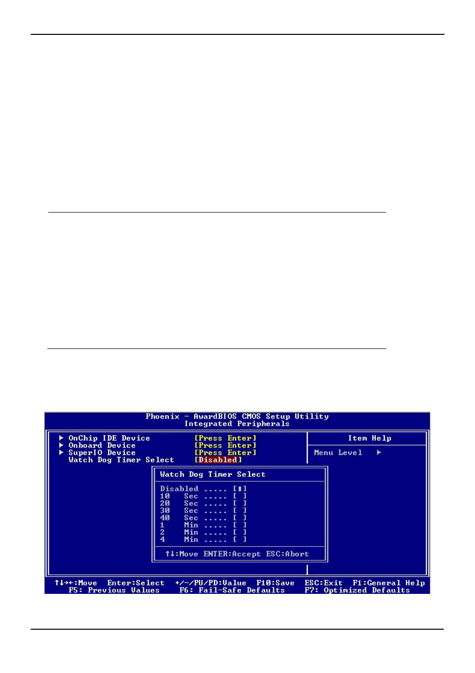 Appendix e <watch dog timer setting | COMMELL FS-97D User Manual | Page 60 / 61