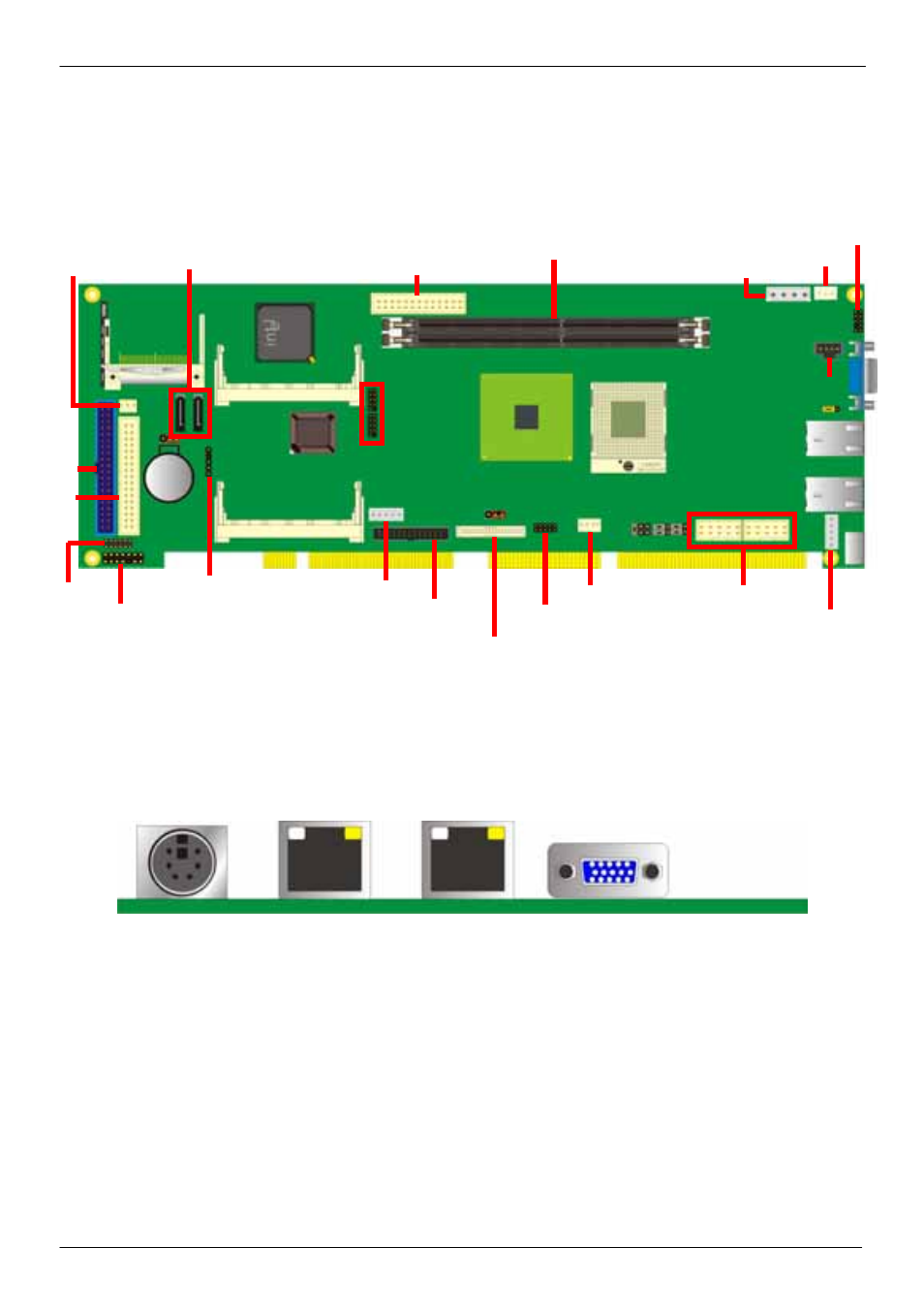 Chapter 2 <hardware setup, 1 <connector location | COMMELL FS-97C User Manual | Page 12 / 55