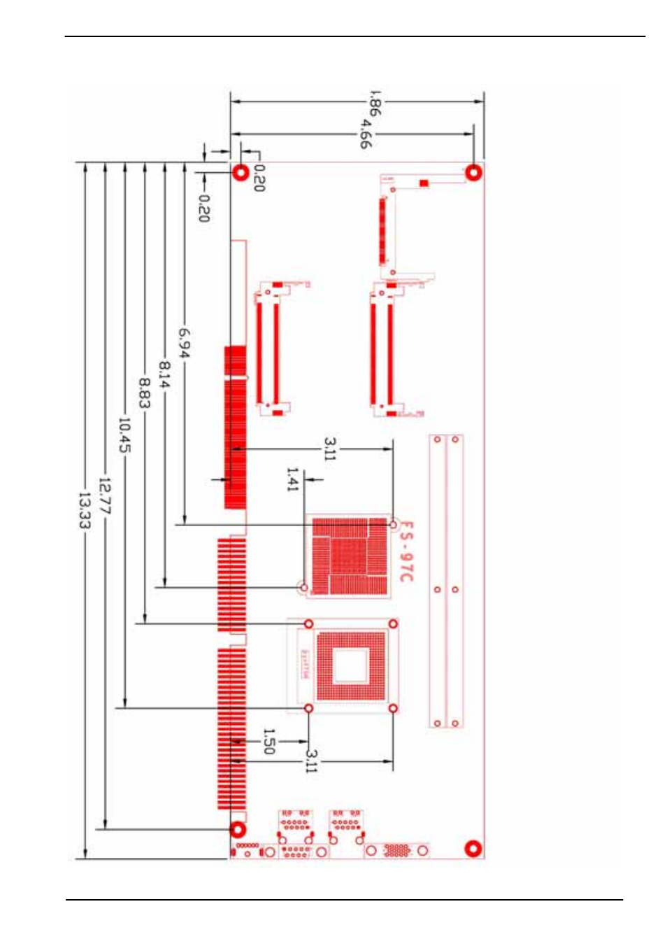 3 < mechanical drawing | COMMELL FS-97C User Manual | Page 9 / 55