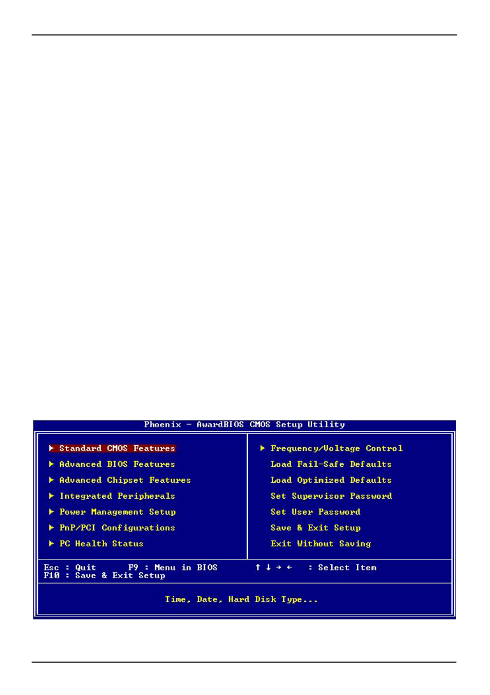 Chapter 4 <bios setup | COMMELL FS-97A User Manual | Page 37 / 53