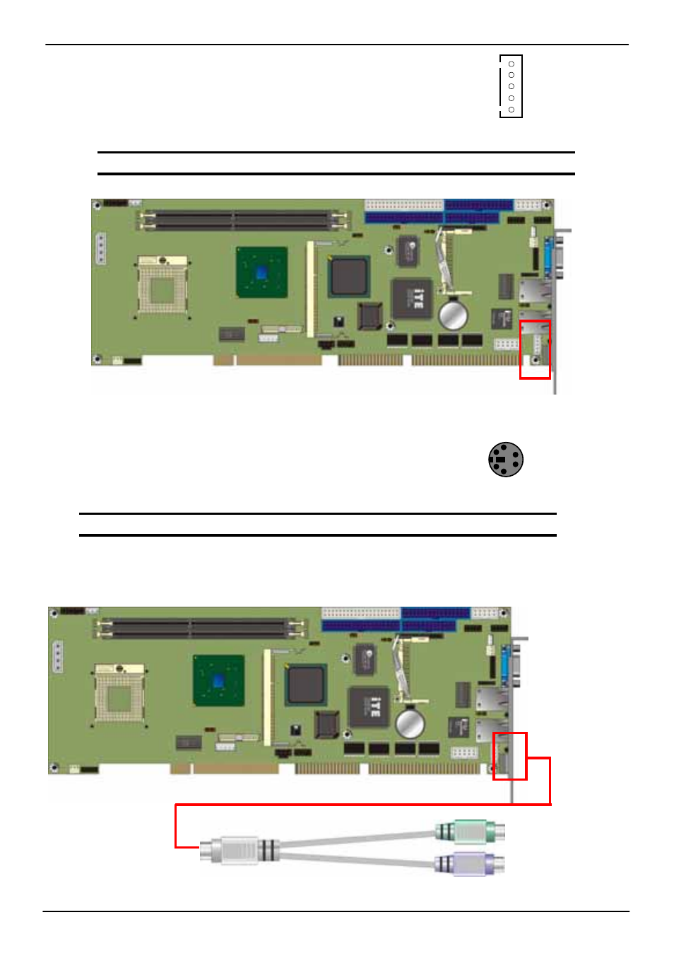 A.9 <at keyboard port, A.10 <ps/2 keyboard & mouse port | COMMELL FS-97A User Manual | Page 46 / 53