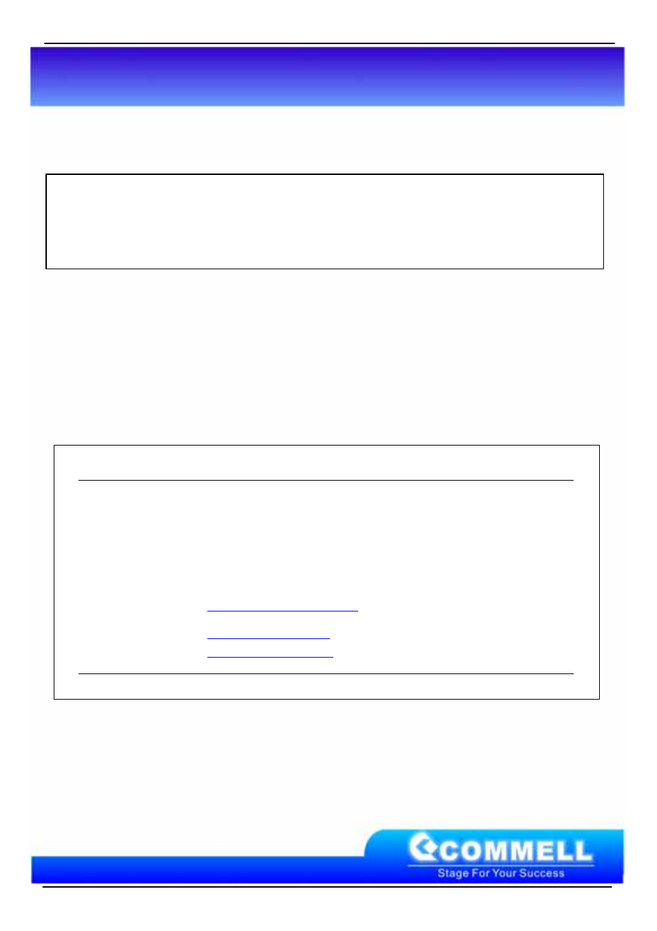 Taiwan commate computer inc, Contact information | COMMELL FS-97A User Manual | Page 53 / 53