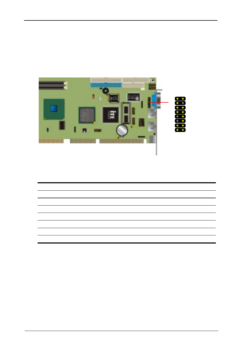 7vga interface, Vga interface, 7 vga interface | COMMELL FS-977 User Manual | Page 18 / 42