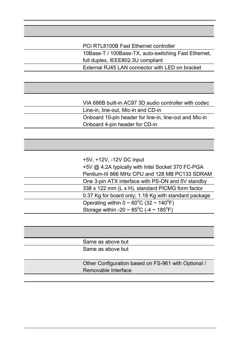 COMMELL FS-961 User Manual | Page 8 / 46