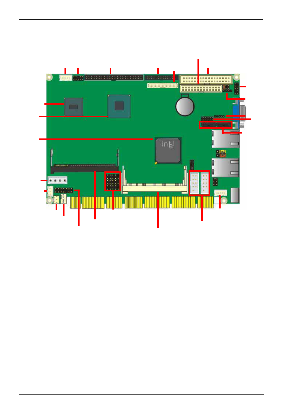 Chapter 2 <hardware setup, 1 <connector location | COMMELL HE-875P User Manual | Page 13 / 56