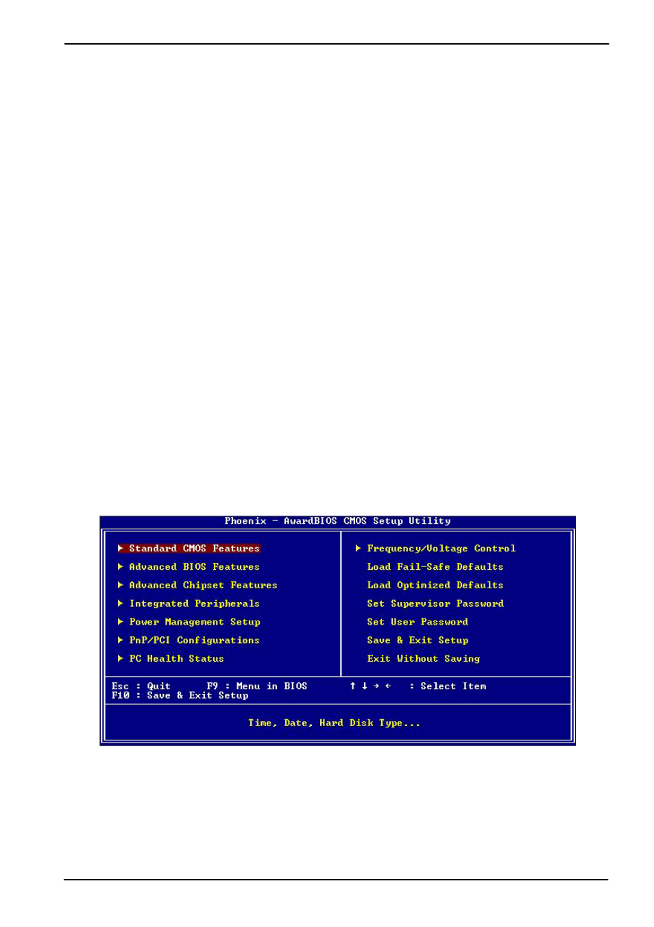 Chapter 4 <bios setup | COMMELL HE-875P User Manual | Page 42 / 56