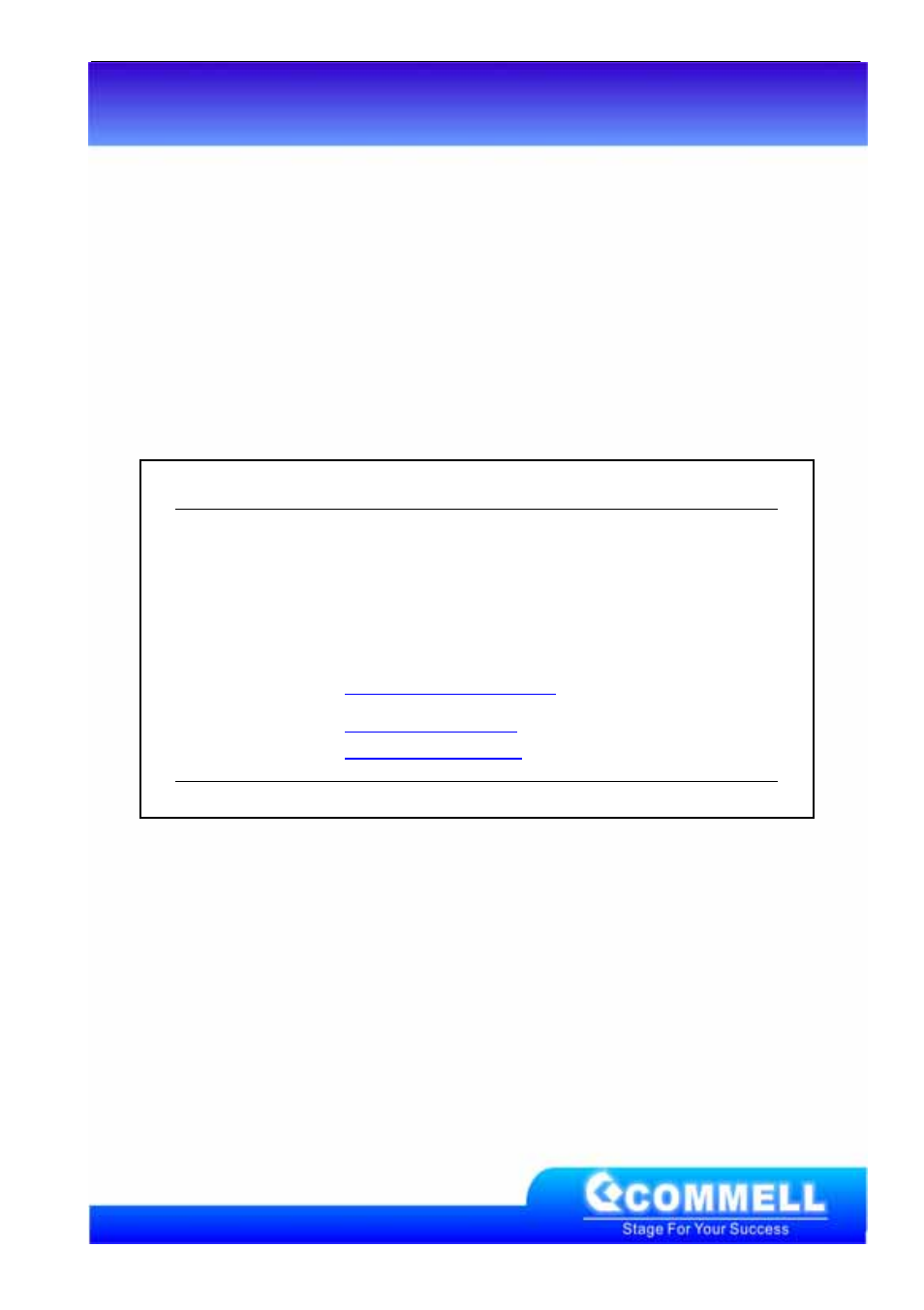 Contact information, Taiwan commate computer inc | COMMELL HE-875P User Manual | Page 56 / 56