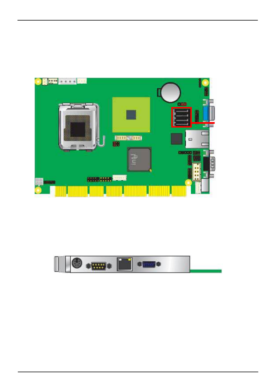 6 <serial ata interface, 7 <lan interface | COMMELL HS-874P User Manual | Page 21 / 58