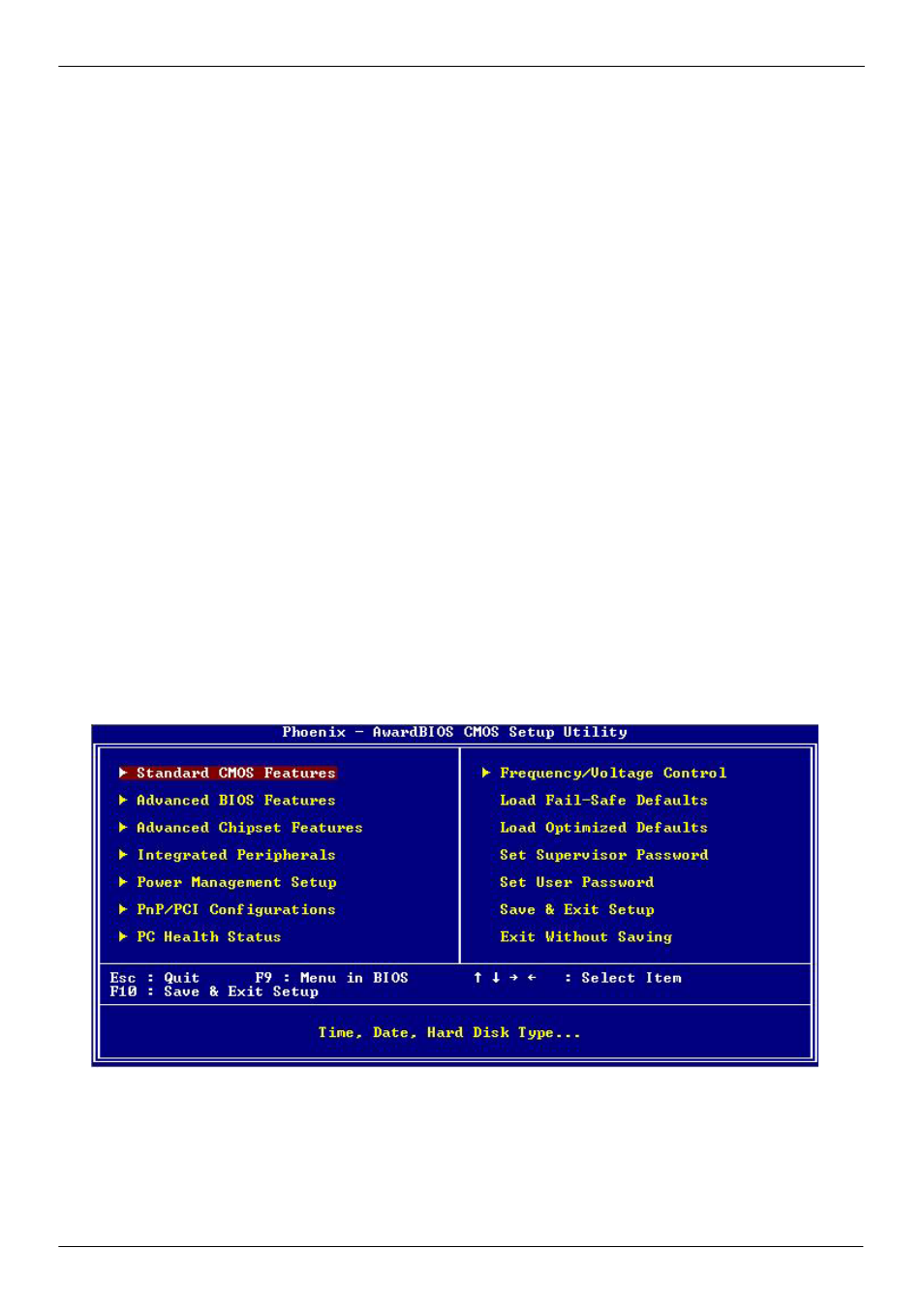 Chapter 4 <bios setup | COMMELL HS-874P User Manual | Page 45 / 58