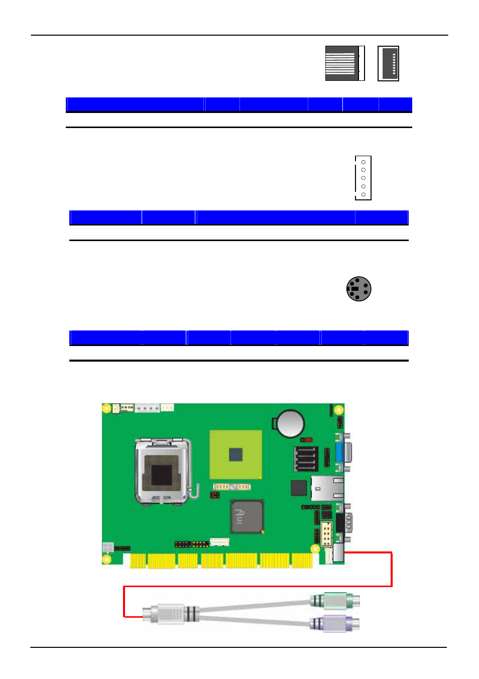 A.4 <lan port, A.5 <at keyboard port, A.6 <ps/2 keyboard & mouse port | COMMELL HS-874P User Manual | Page 48 / 58