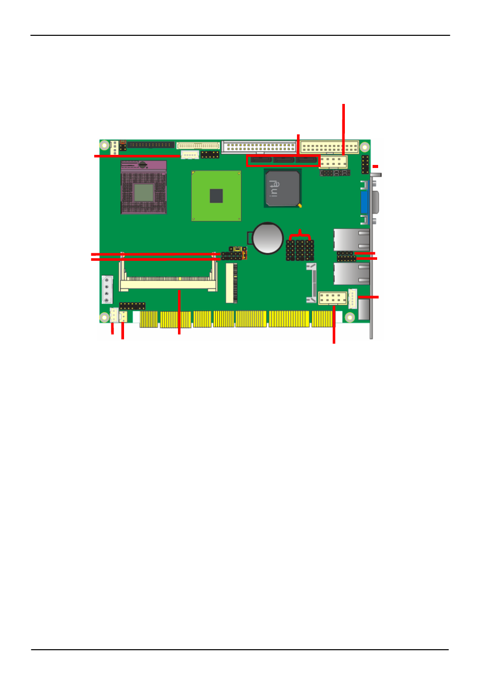 Chapter 2 <hardware setup, 1 <connector location | COMMELL HS-873P User Manual | Page 12 / 52