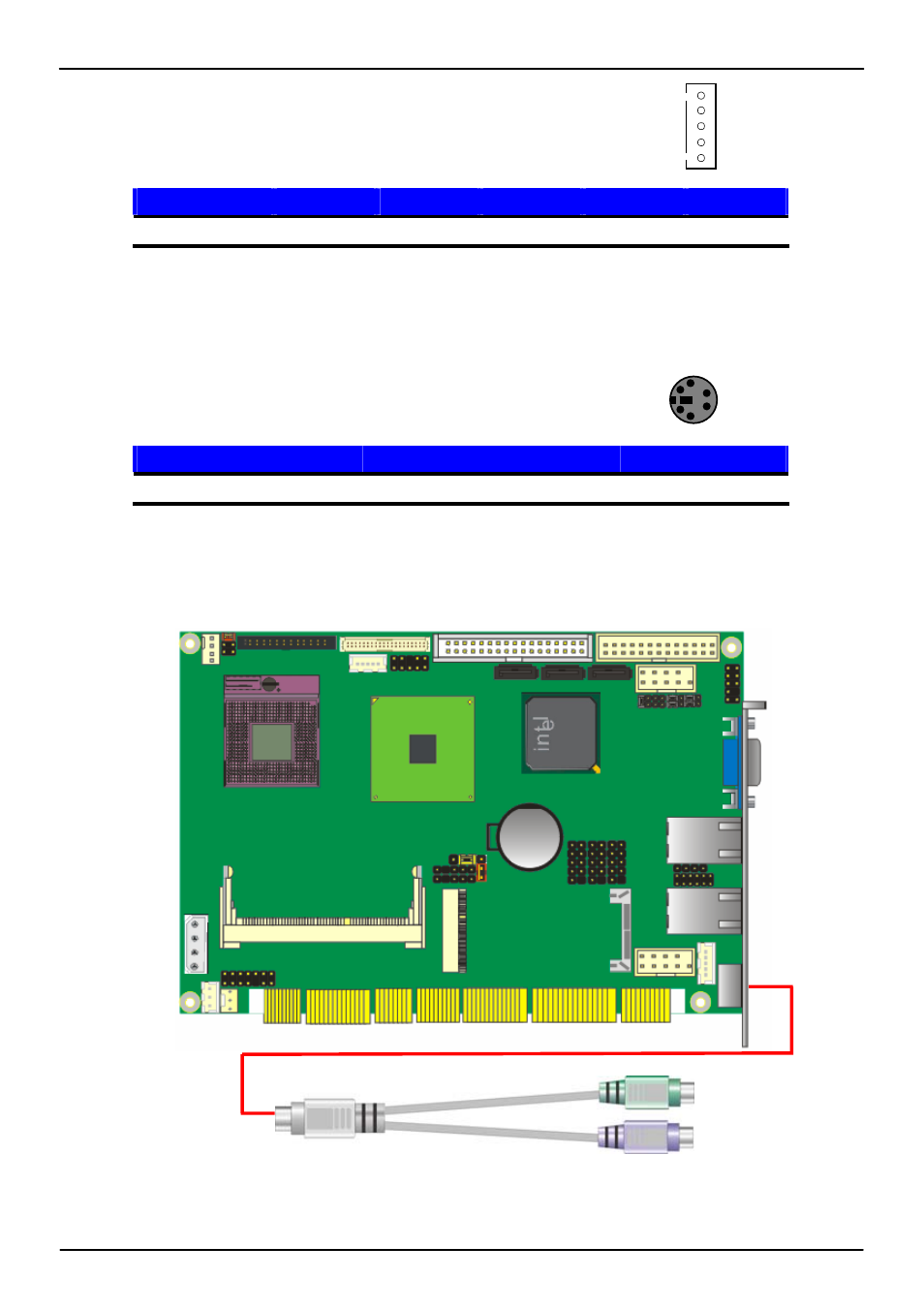 A.8 <at keyboard port, A.9 <ps/2 keyboard & mouse port | COMMELL HS-873P User Manual | Page 42 / 52