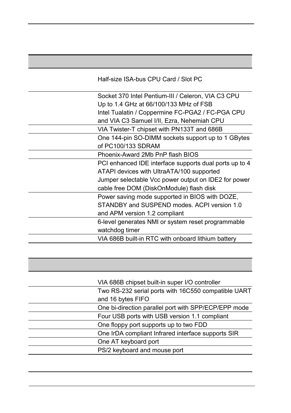 2specification, Specification, 2 specification | COMMELL HS-862 User Manual | Page 6 / 46
