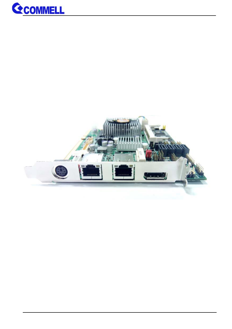 8 <onboard display interface | COMMELL HE-B71 User Manual | Page 18 / 46