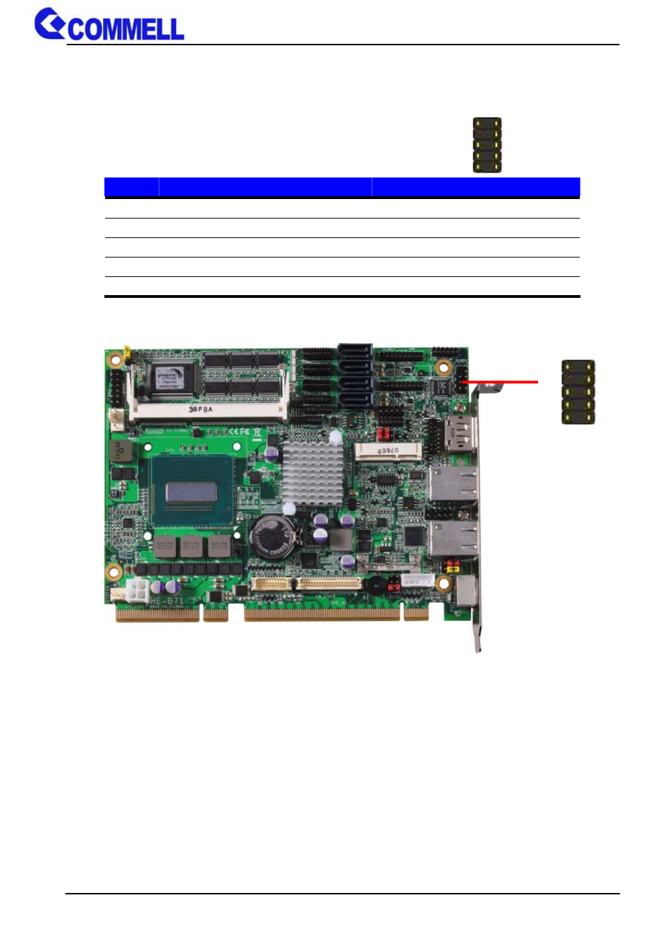 9 <integrated audio interface | COMMELL HE-B71 User Manual | Page 24 / 46