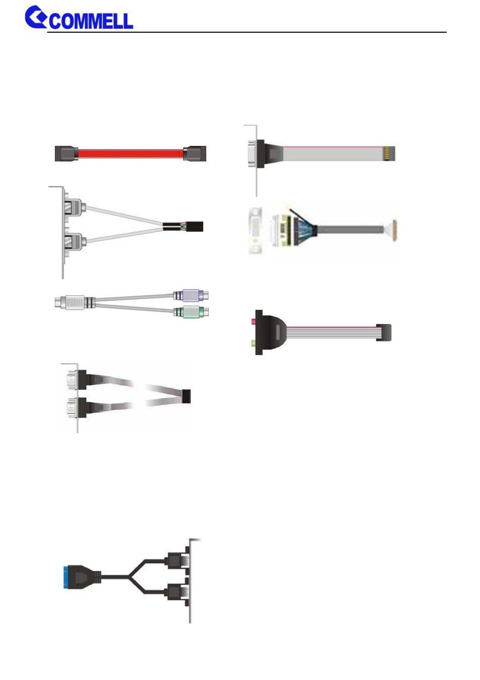 Packing list, Hardware, Cable kit | Printed matters, Optional | COMMELL HE-B71 User Manual | Page 3 / 46