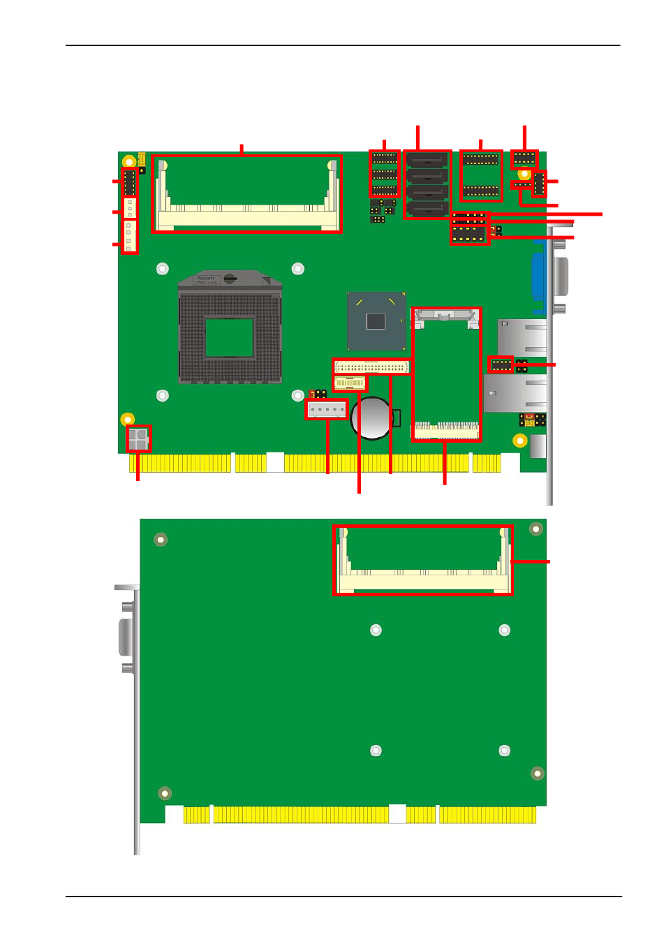 Chapter 2 <hardware setup, 1 <connector location | COMMELL HS-B70 User Manual | Page 13 / 51
