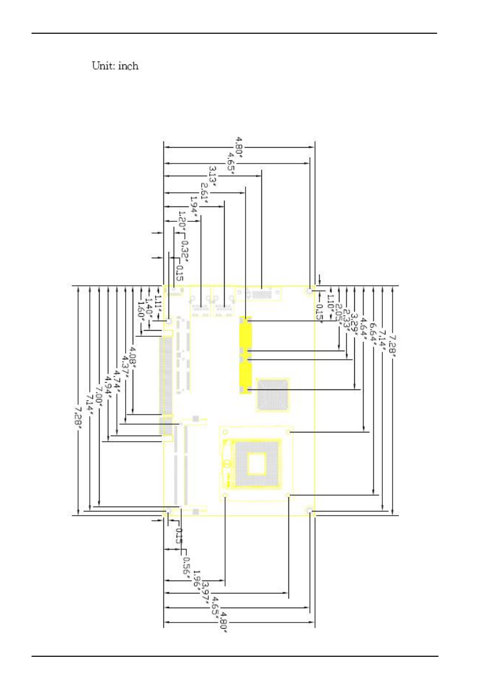3 <mechanical drawing | COMMELL HS-773 User Manual | Page 10 / 56