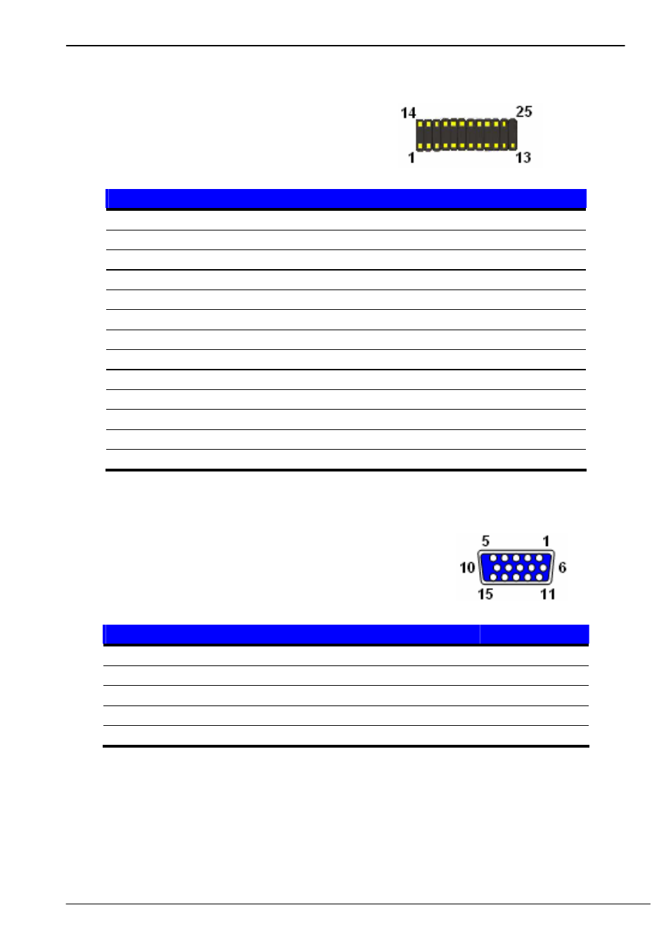 Appendix a <i/o port pin assignment, A.1 < lpt port, A.2 < crt port | COMMELL HE-772 User Manual | Page 43 / 53