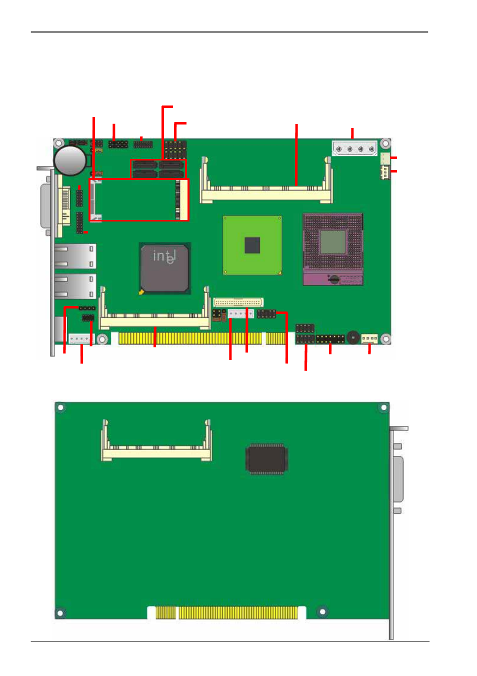 Chapter 2 <hardware setup, 1 <connector location | COMMELL HS-771 User Manual | Page 11 / 48