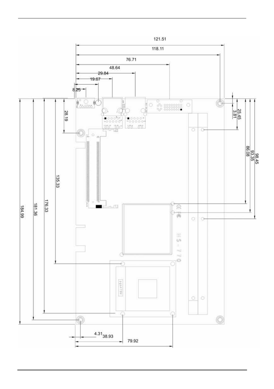 3 <mechanical drawing | COMMELL HS-770E User Manual | Page 10 / 46