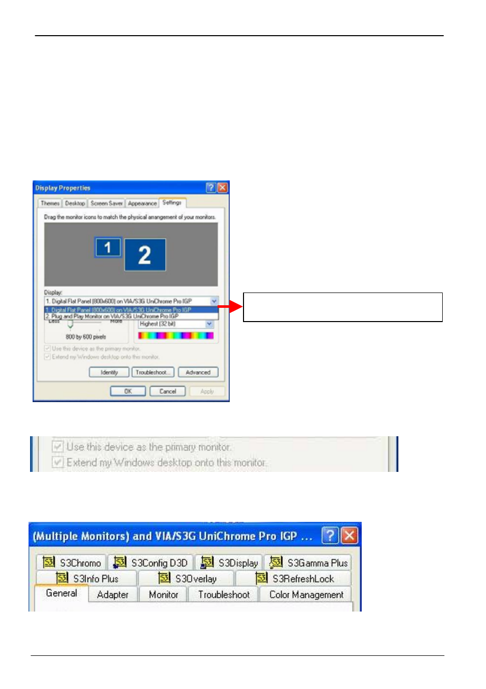 Chapter 3 <system setup, 1 <display configuration | COMMELL HE-760 User Manual | Page 30 / 41