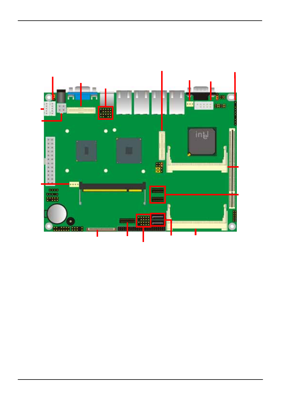 Chapter 2 <hardware setup, 1 <connector location | COMMELL LE-575 User Manual | Page 13 / 61