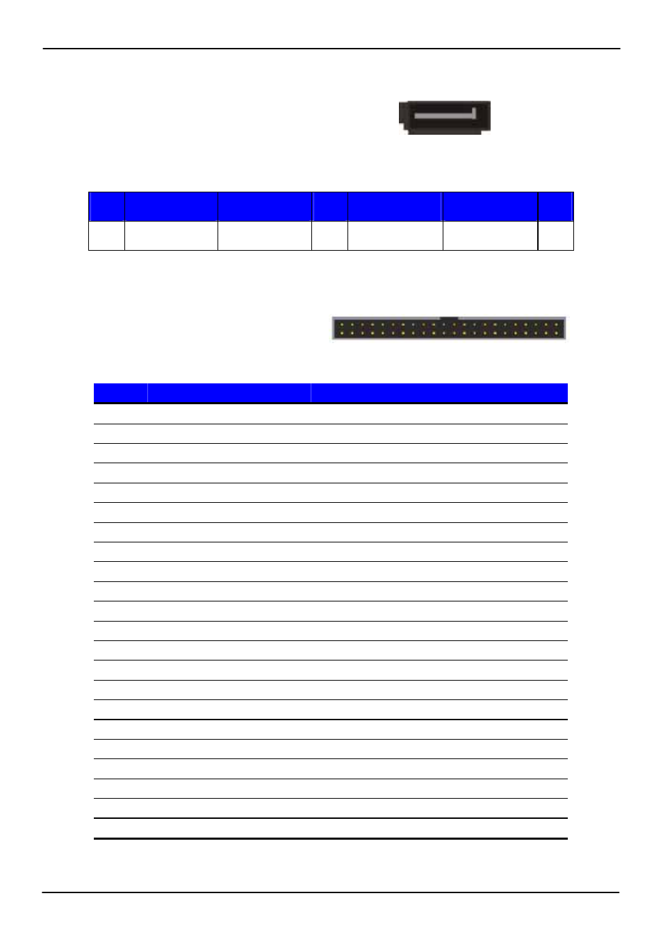 Appendix a <i/o port pin assignment, A.1 <serial ata port, A.2 <ide port | COMMELL LE-575 User Manual | Page 48 / 61