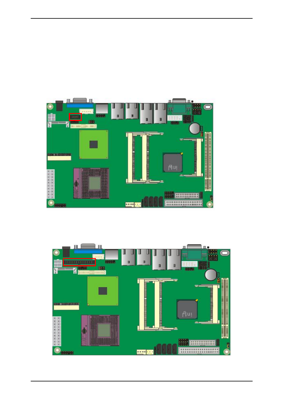 8 <onboard display interface | COMMELL LS-573 User Manual | Page 22 / 54