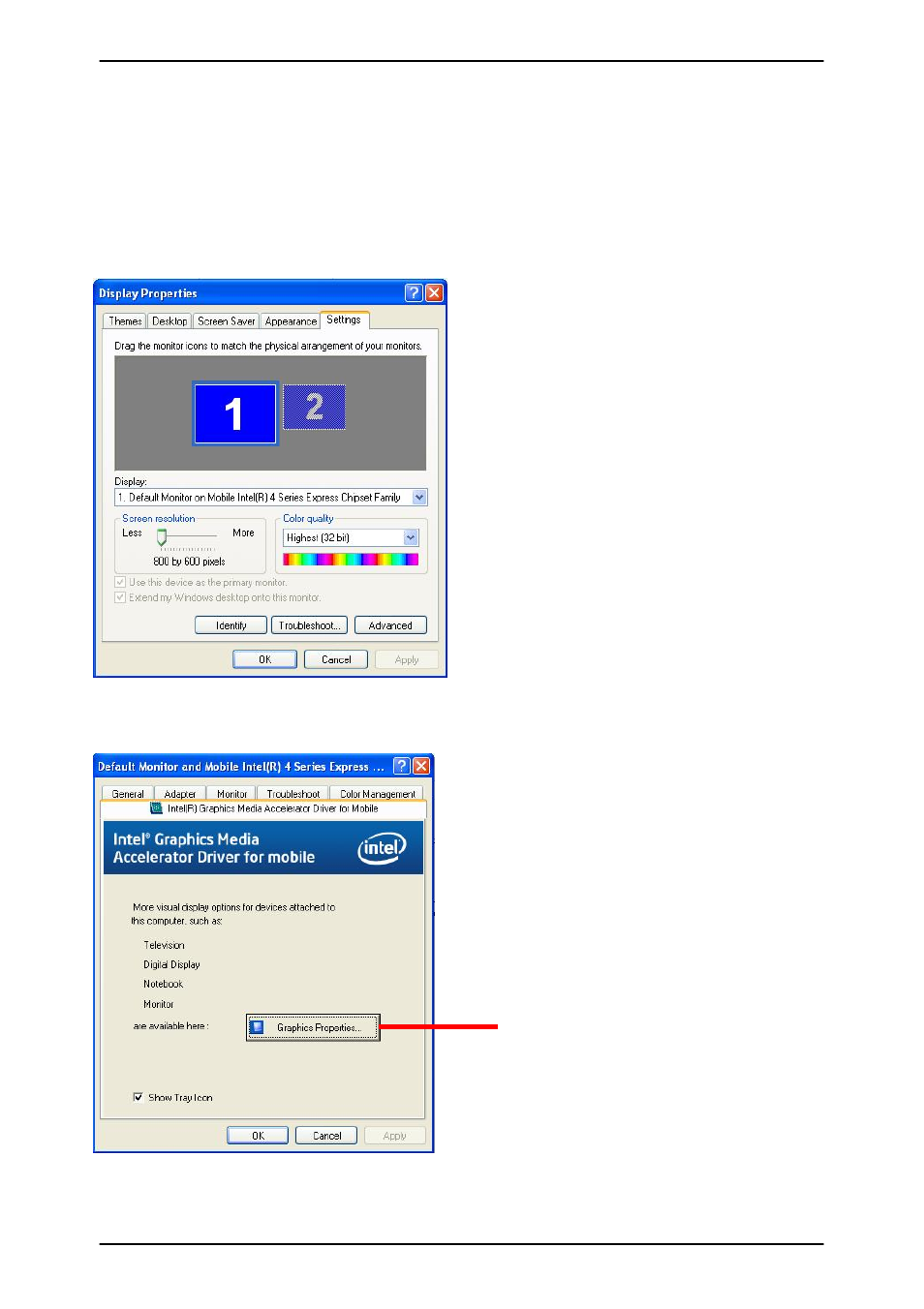3 <display properties setting | COMMELL LS-573 User Manual | Page 37 / 54