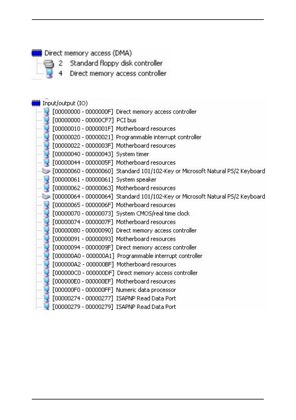 Appendix c <system resources | COMMELL LS-573 User Manual | Page 47 / 54