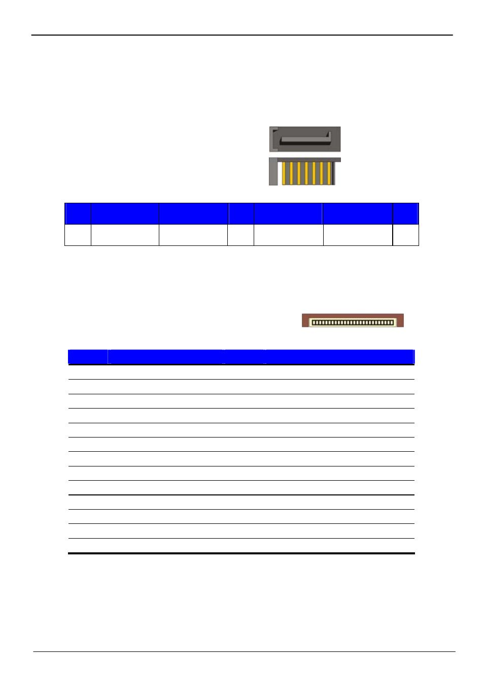 Appendix a <i/o port pin assignment, A.1 <serial ata port, A.2<floppy port | COMMELL LS-572 User Manual | Page 50 / 64