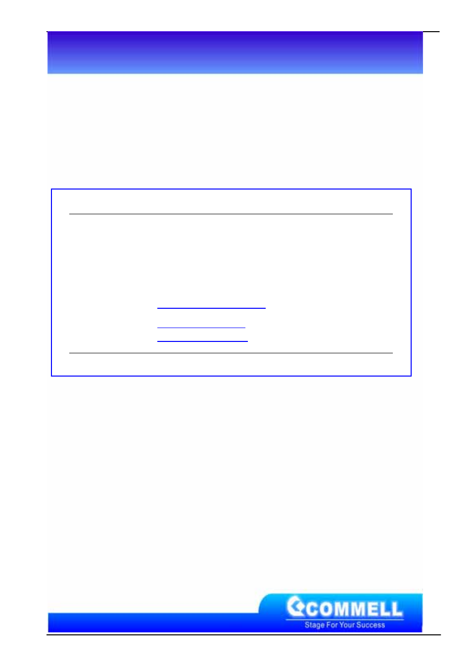 Contact information, Taiwan commate computer inc | COMMELL LS-571 User Manual | Page 57 / 57